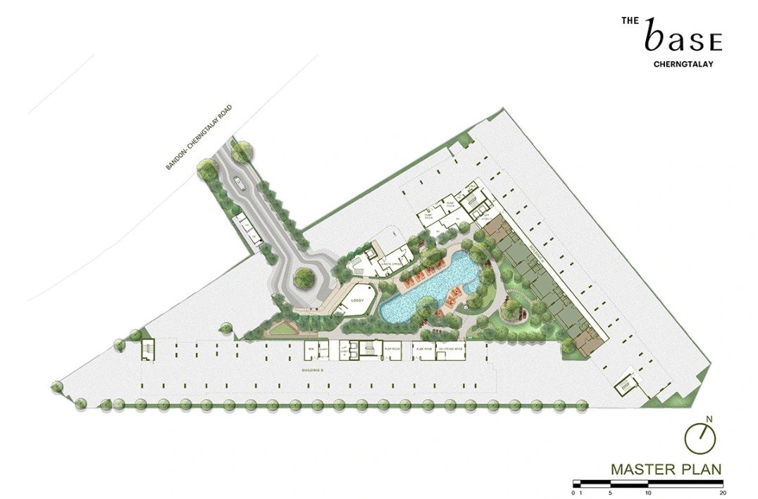 masterplan проекта The Base Cherngtalay